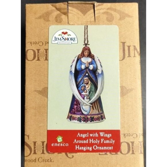 Jim Shore Angel With Wings Hanging Ornament - Picture 7 of 7